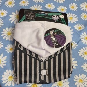 Disney Black and White Striped Dog Costume